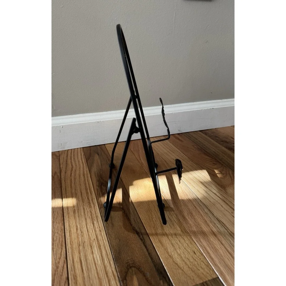 Black Iron Plate Display Stand  11